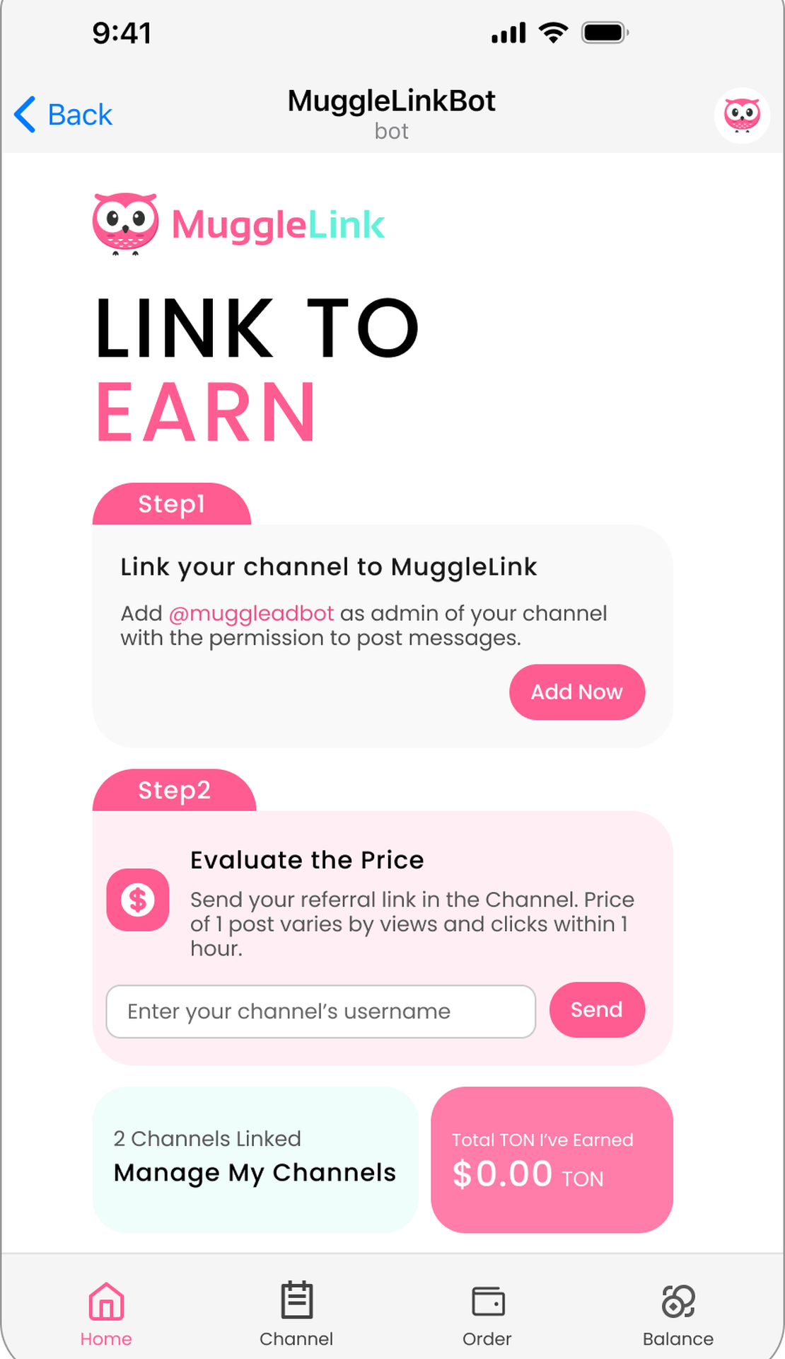 MuggleLink - Web3 Freelance MarketPlace on Telegram. Backed by TON  accelerator. | TON App