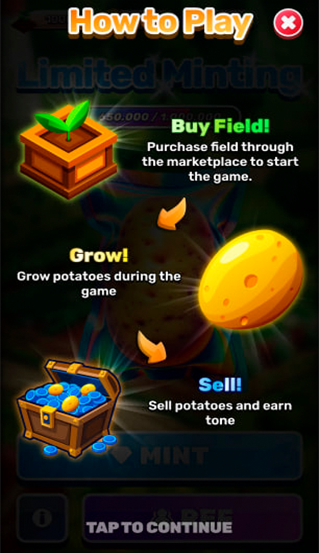 TonPotato - Potatoes, Field, Tone - how is it related? Come in and find out  | TON App