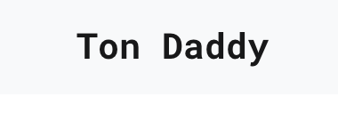 Ton Daddy Icon