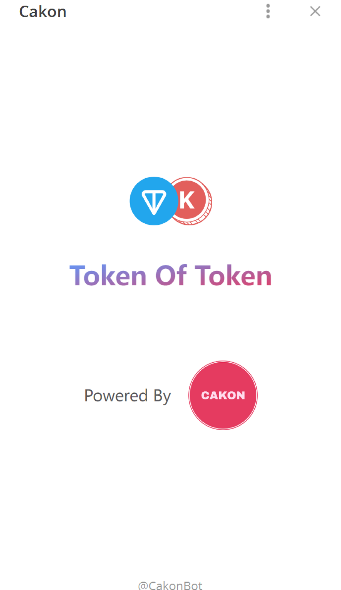 CAKON - One-stop Web3 game launch platform based on TON | TON App