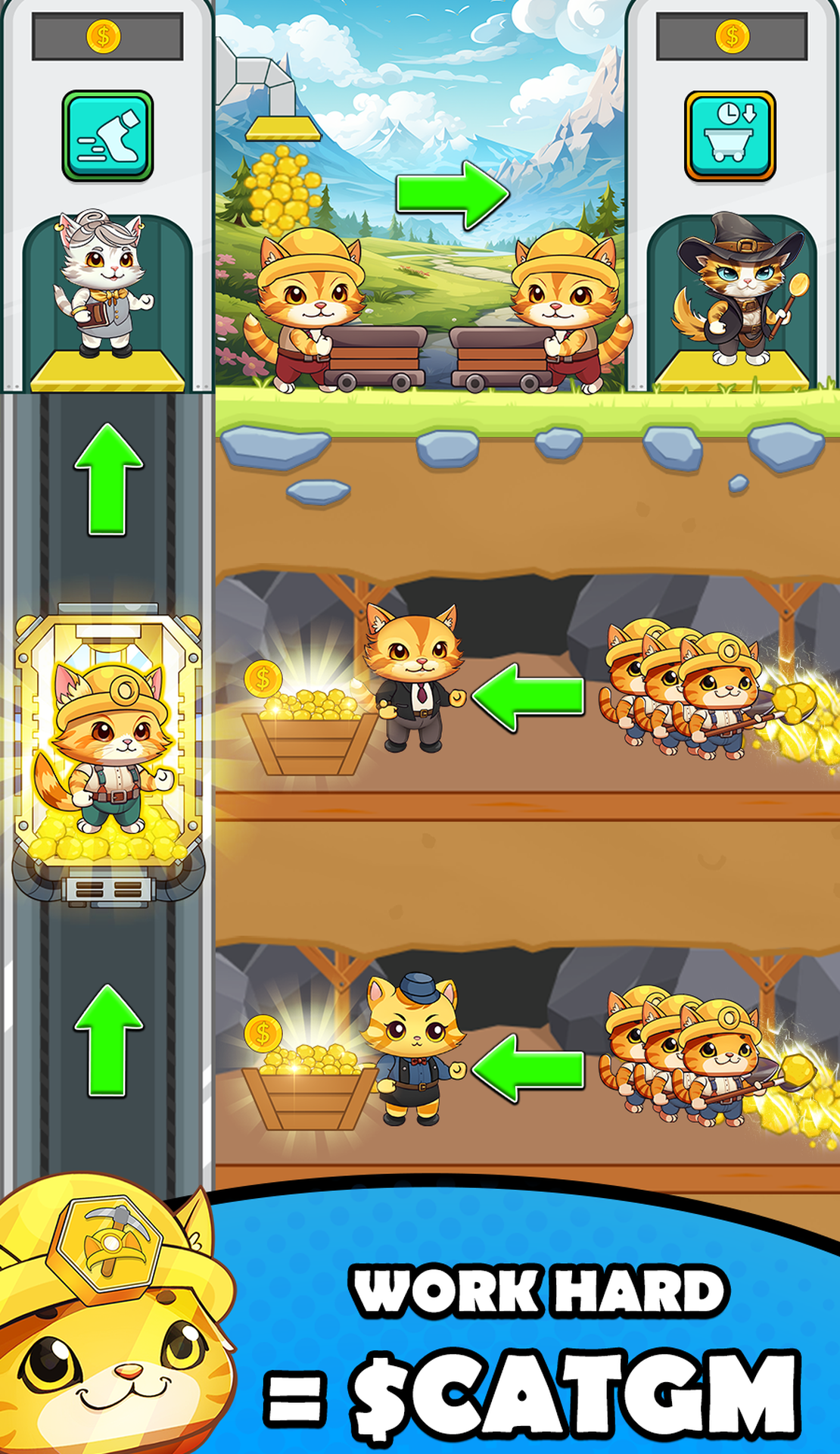 Cat Gold Miner - Cat Gold Miner: Where Purr-fectly adorable meets  Purr-fectly profitable! | TON App