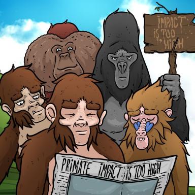 Primate impact icon
