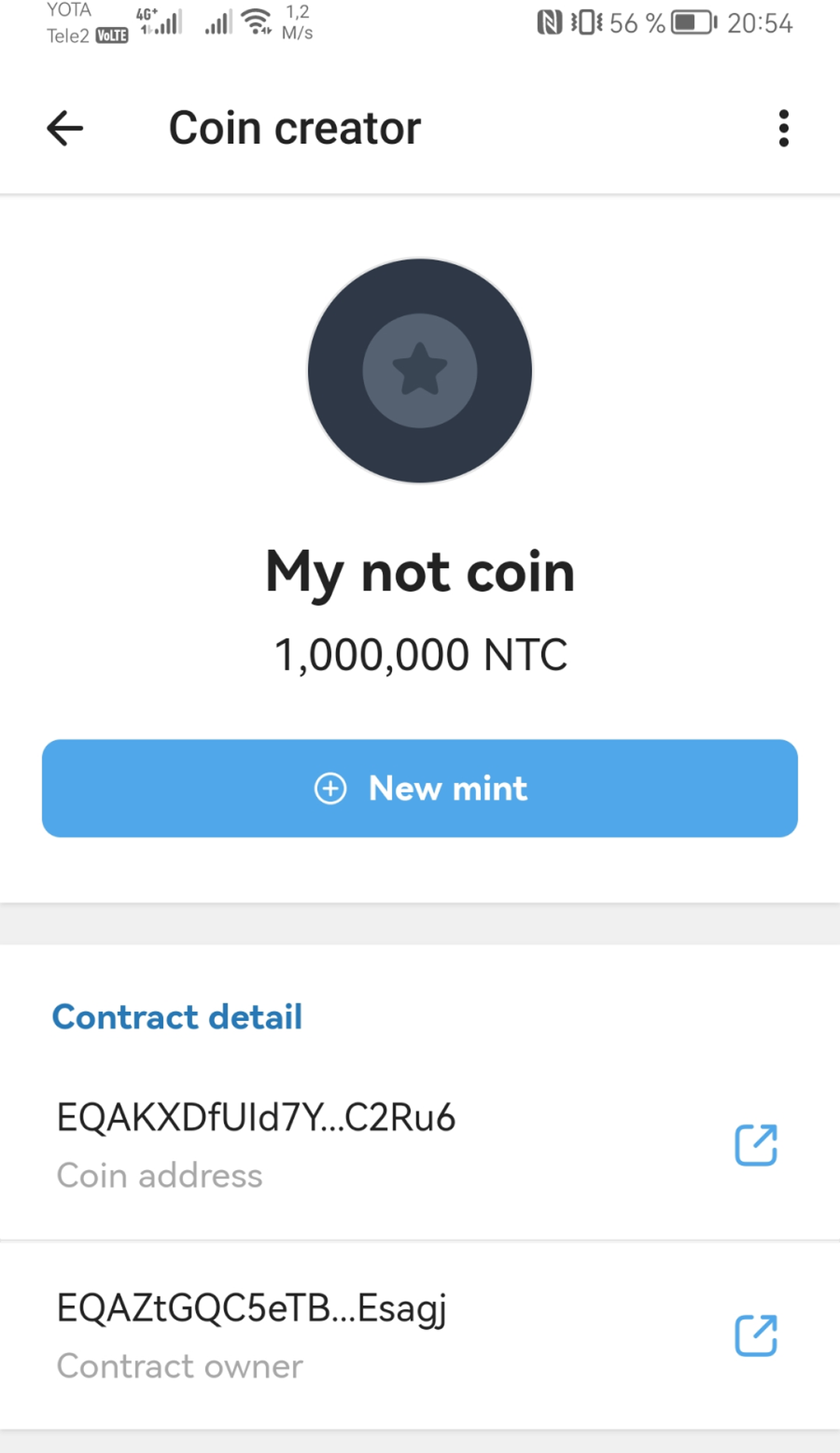 TG Coin Creator Create your own coin in TON blockchain in 5